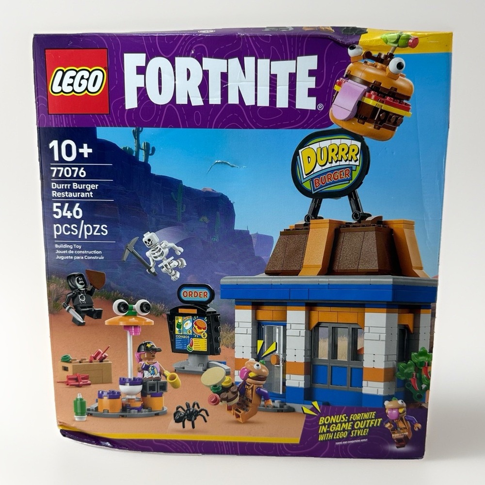 LEGO Fortnite Durr Burger Restaurant Set 77076